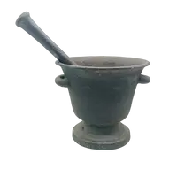 LARGE IRON MORTAR TUSCAN AREA XVIII CENTURY