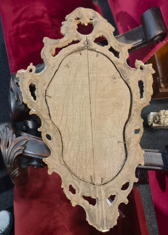 Coppia di specchiere dorate veneziane dell’800