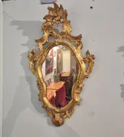 Coppia di specchiere dorate veneziane dell’800