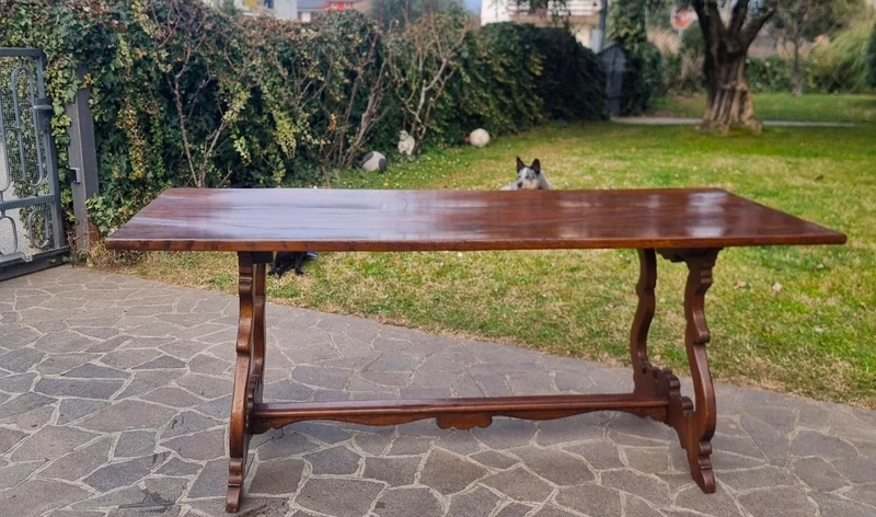 Tavolo fratino del ‘700 in legno di noce Toscana