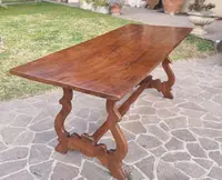 Tavolo fratino del ‘700 in legno di noce Toscana