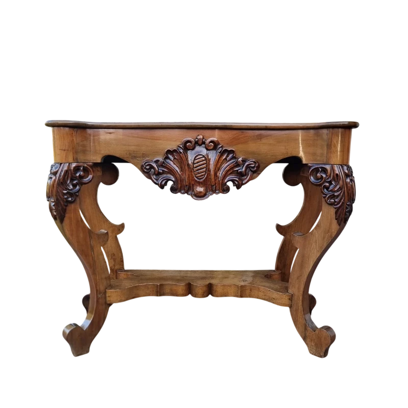 Consolle in noce dell’800 Toscana Carlo X