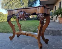 Consolle in noce dell’800 Toscana Carlo X