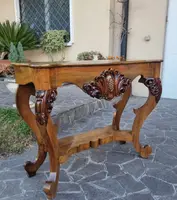 Consolle in noce dell’800 Toscana Carlo X