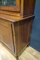 Coppia di credenze librerie in noce 1840 alta qualità