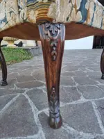 Poltrona in noce del 700 Venezia