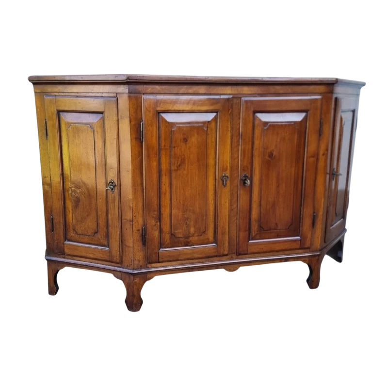 Credenza scantonata del 700 in noce  Veneto