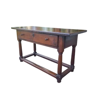 Tuscan oak fratino table from the 17th century