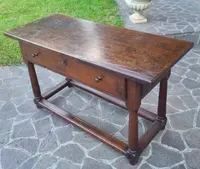 Tavolo fratino in quercia toscano del 600