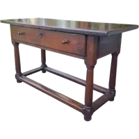 Tavolo fratino in quercia toscano del 600