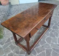 Tavolo fratino in quercia toscano del 600