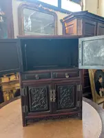 Small Chinese carved wooden cabinet - China, mid-19th century
