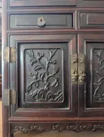 Small Chinese carved wooden cabinet - China, mid-19th century