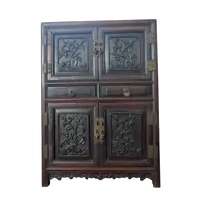 Small Chinese carved wooden cabinet - China, mid-19th century