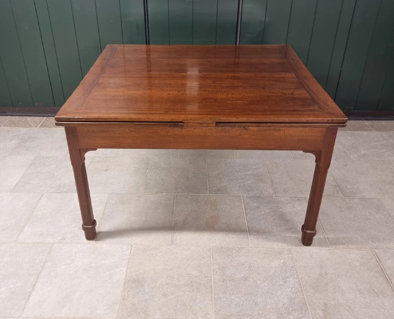 Table à rallonge Direttorio 1770 en noyer