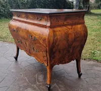 Cassettone Lombardo Fine '800 in Stile Luigi XV