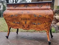 Cassettone Lombardo Fine '800 in Stile Luigi XV