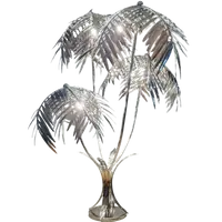 Lampada da Terra Imponente: Il Fascino Vintage della Kenzia in acciaio cromato