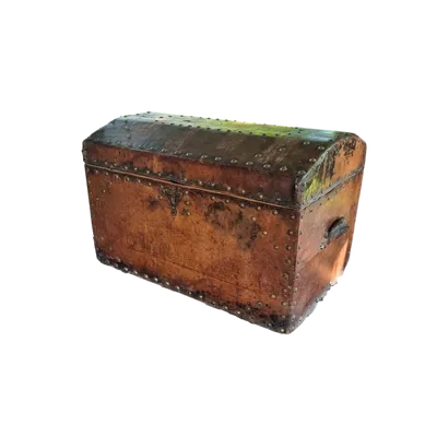 Carriage bag from the 600s in studded leather