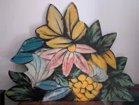 Floral decorative panel - Liguria, 20th century - Atmosfera Luzzati