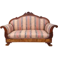 The Timeless Elegance of an 1800s Venetian Sofa in Walnut