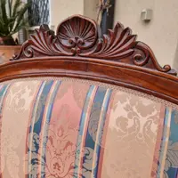 The Timeless Elegance of an 1800s Venetian Sofa in Walnut