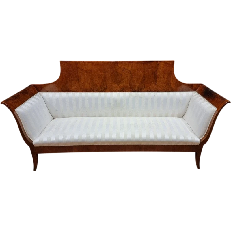 DIVANO BIEDERMEIER IMPERIALE  IN NOCE DEL1830 VIENNA