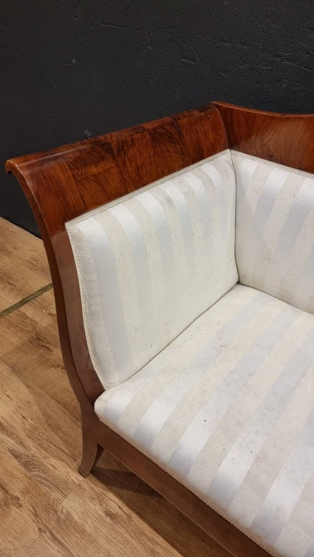 DIVANO BIEDERMEIER IMPERIALE  IN NOCE DEL1830 VIENNA