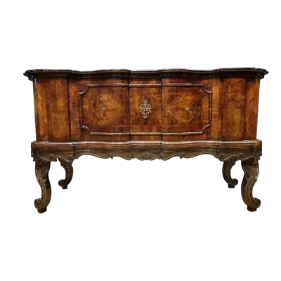CREDENZA MOSSA LOMBARDA IN NOCE DEL 700