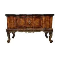 CREDENZA MOSSA LOMBARDA IN NOCE DEL 700