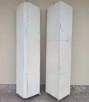 Coppia di Angoliere Lignee del 1850 da Palazzo Nobiliare con 4 Dipinti Hayez