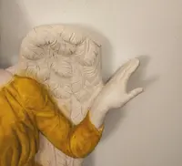 Coppia di angeli anni 60 in vetroresina dal teatro Galli Rimini