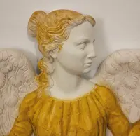 Coppia di angeli anni 60 in vetroresina dal teatro Galli Rimini