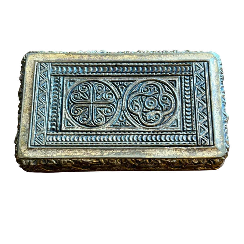 Tiffany gilded bronze lost wax cast card stop