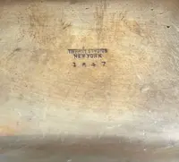 Tiffany gilded bronze lost wax cast card stop