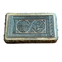 Tiffany gilded bronze lost wax cast card stop