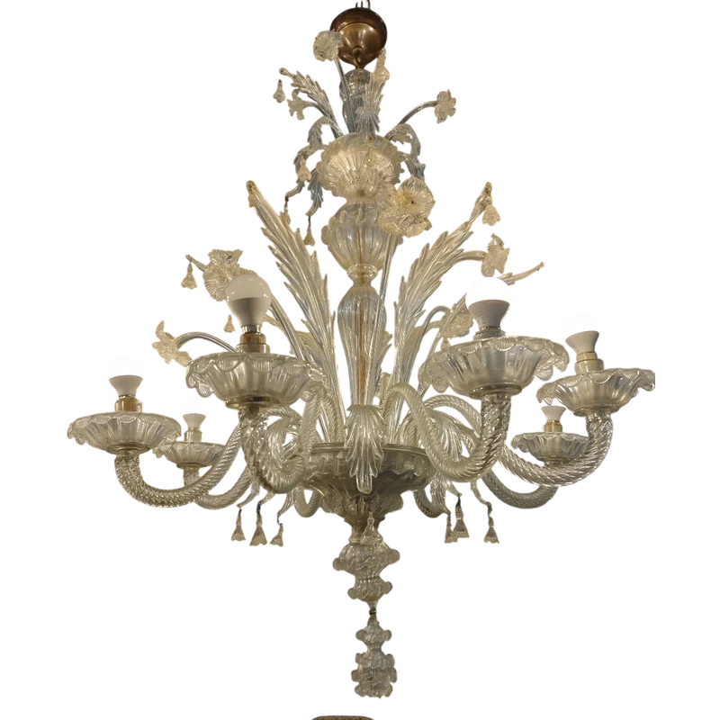 Pair of impressive 1920 Murano chandeliers