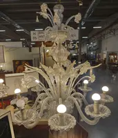 Pair of impressive 1920 Murano chandeliers