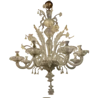 Pair of impressive 1920 Murano chandeliers