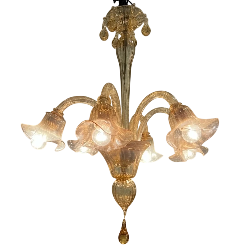 Paolo Venini 1938 Murano glass chandelier