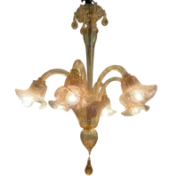Paolo Venini 1938 Murano glass chandelier