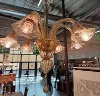 Paolo Venini 1938 Murano glass chandelier