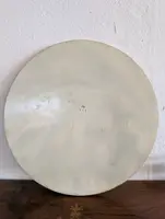 Art Nouveau decorative plate - Polychrome ceramic in relief