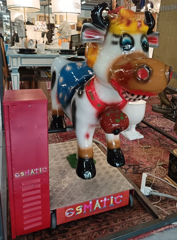 1980 mechanical merry-go-round electric the cow