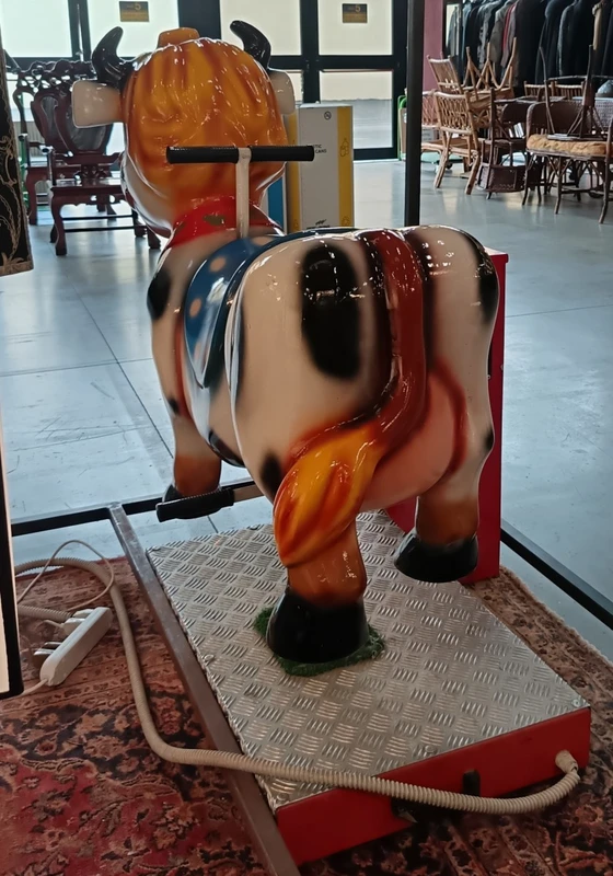 1980 mechanical merry-go-round electric the cow