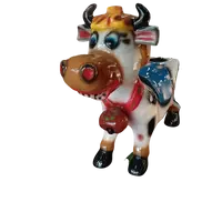 1980 mechanical merry-go-round electric the cow