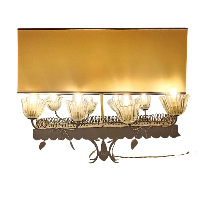 "Giardiniera" lampada da tavolo rettangolare 1960