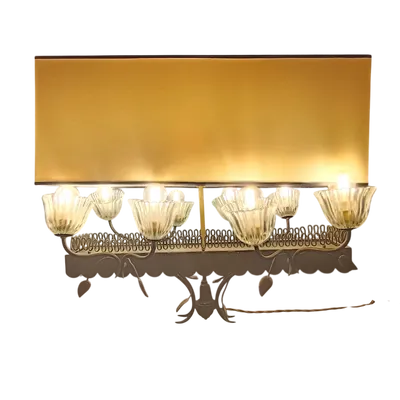 Lampe de table rectangulaire 'Giardiniera' 1960