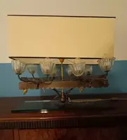 "Giardiniera" lampada da tavolo rettangolare 1960