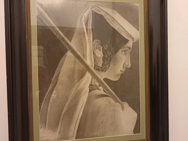 Coppia disegni a carboncino le donne 800 Francia